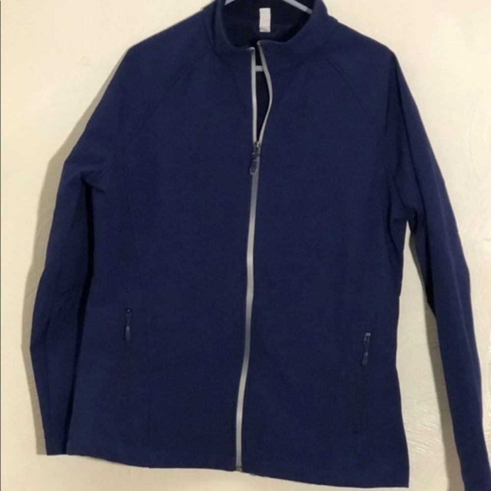 Ideology Jacket Women’s Size XL Blue Full Zip Pockets